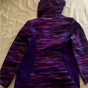 Free Country Purple Girls Windbreaker, Waterproof Jacket XL 10/12
